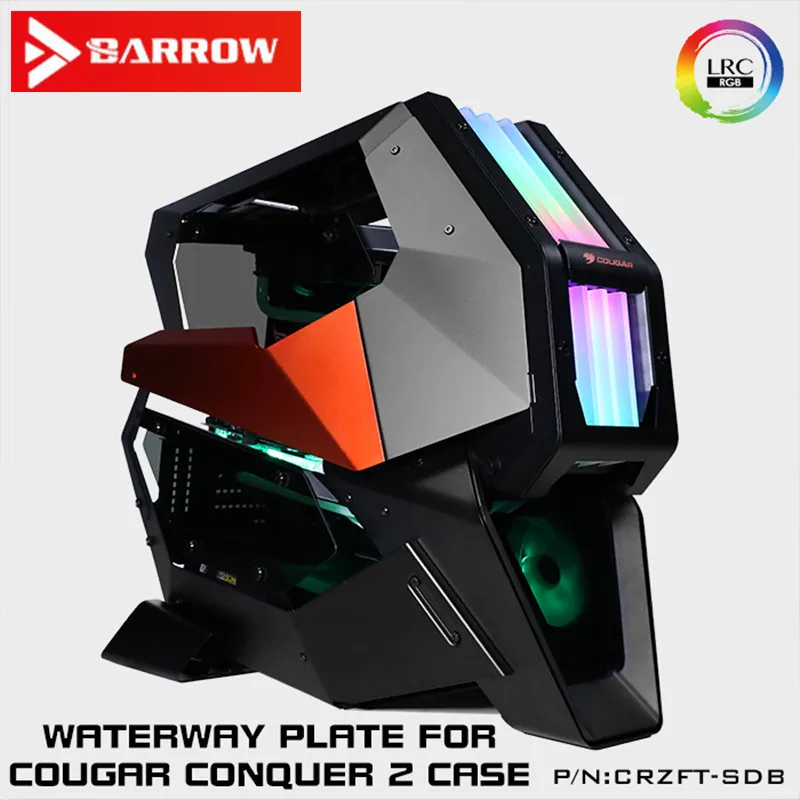 

Barrow water board is used to build waterproof block Intel CPU and single GPU COUGAR CONQUER 2 chassis Aurora CRZFT-SDB