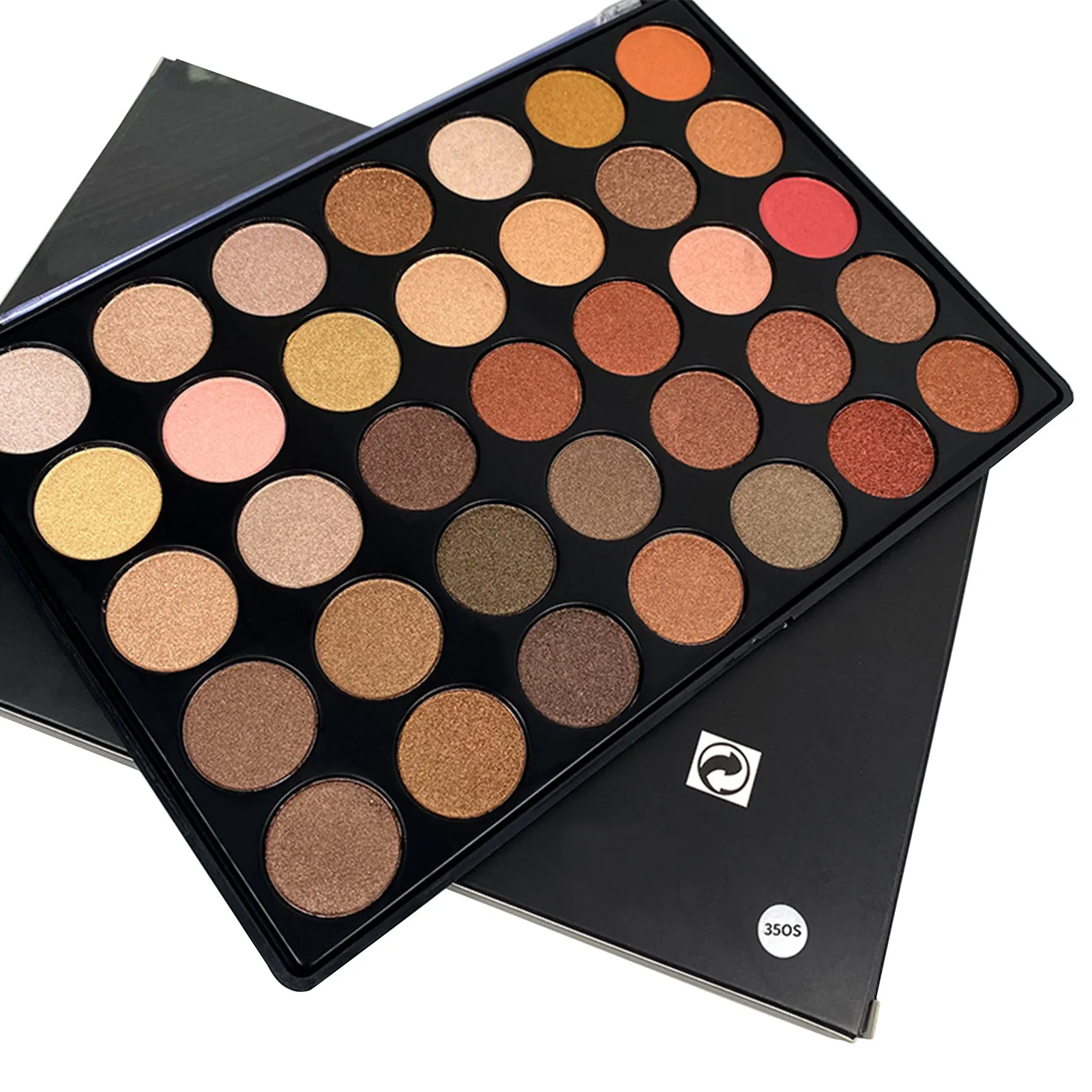 

35 Colors Glitter Eye Shadow Palette Pigmented Powder Shimmer Glitter Matte Eye Shadow Powder Long Lasting Waterproof Eye Shadow