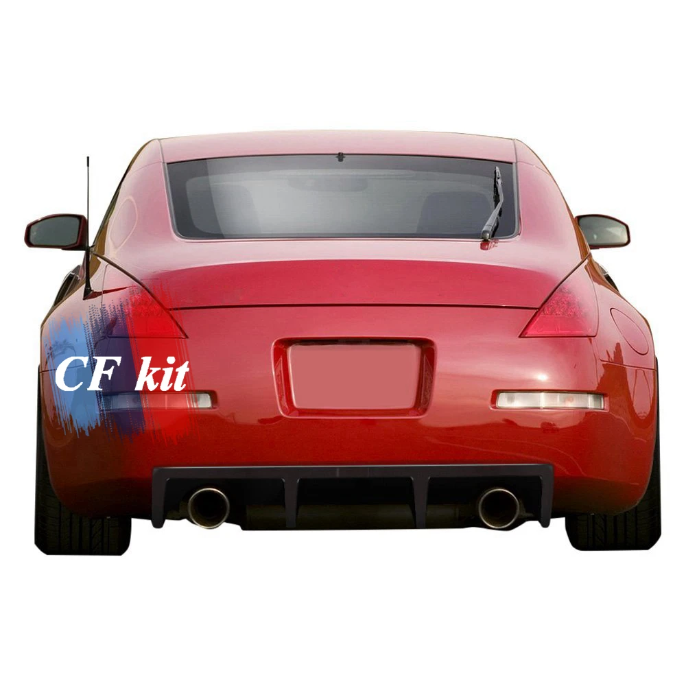 CF комплект из углеродного волокна/FRP задний диффузор спойлер для NISSAN 350Z задний багажник бампер губы сплиттер стайлинга автомобилей