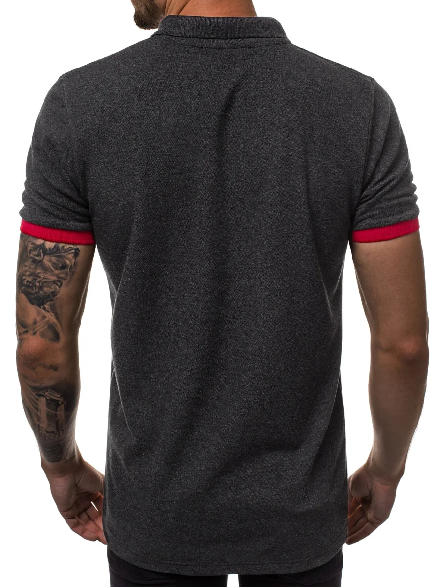 

Patchwork Summer Men's Polo Shirt Men's Leisure Alpine Star Printed Polo Shirt Alpine Star Men's Short Sleeve High Quantity Polo