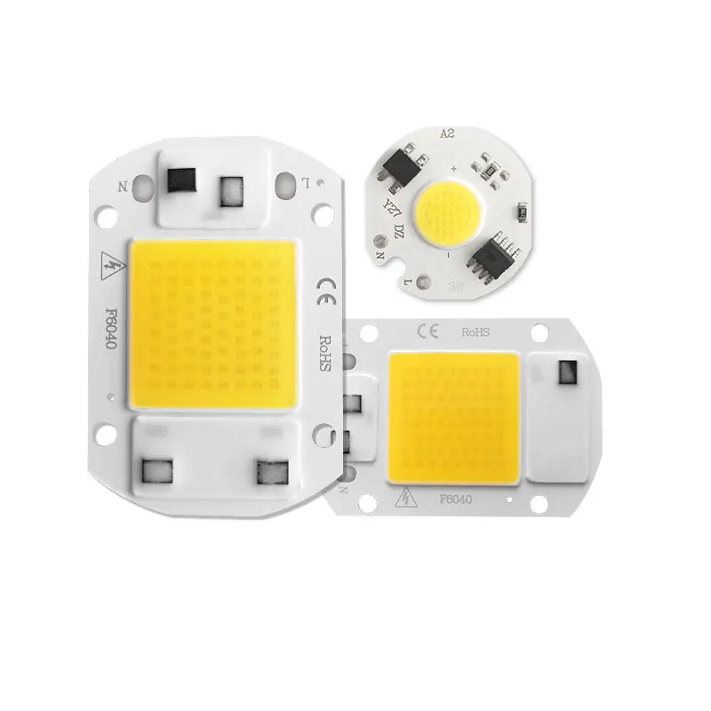 LED Chip 10W 20W 30W 50W No Need Driver COB AC 220V High Brightness Energy Saving Diy Spotlight Flood Light Bulb Chip