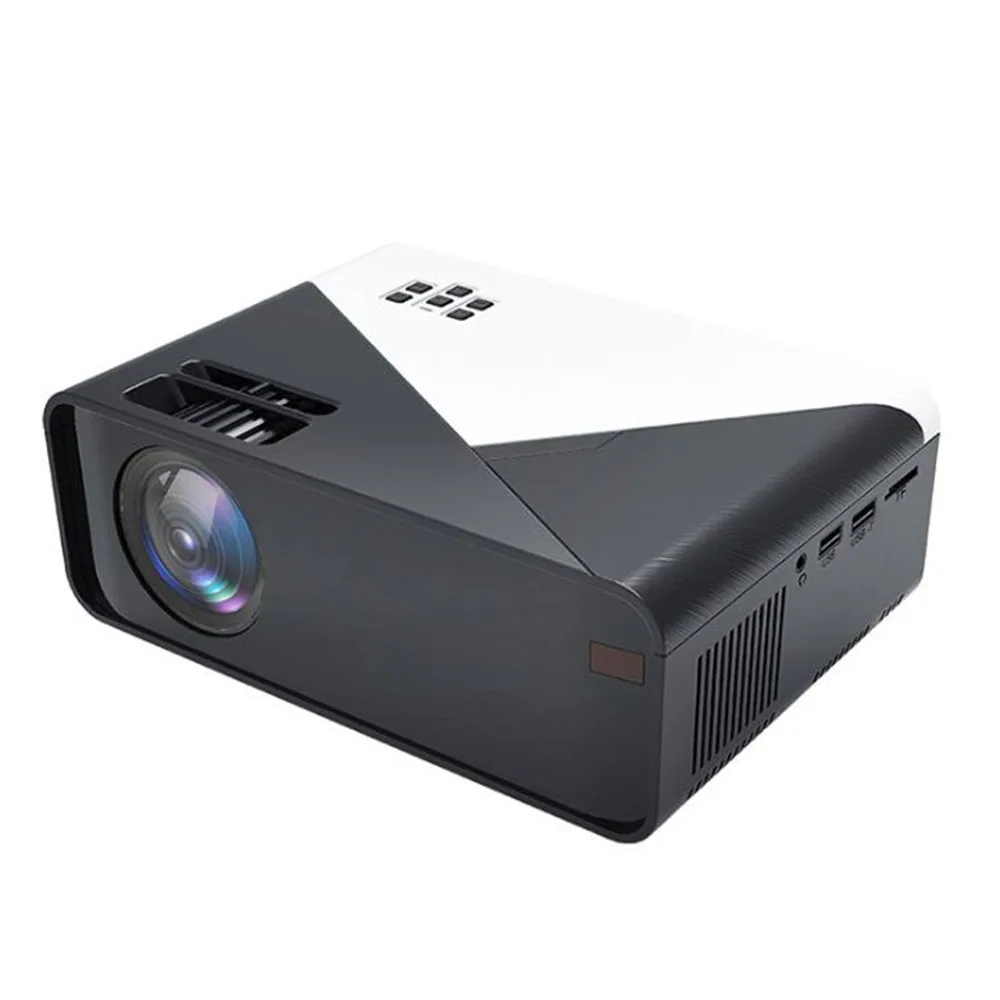 Светодиодный мини проектор 3D для офиса HD 1080P умный Wi Fi телефона совместимый с iOS и