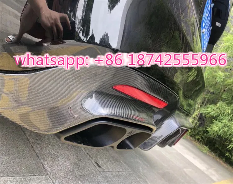 S класс w222 S63 S65 карбоновый задний диффузор для w222 S63 S65 to B Стиль карбоновый задний спойлер
