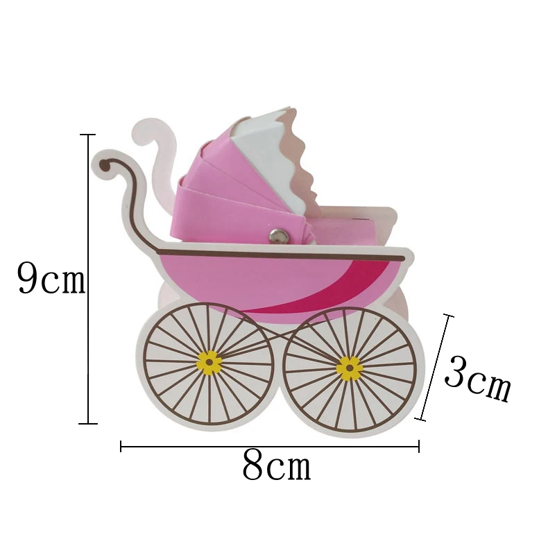 Креативные Детские крестины и коробка для сладостей в виде кареты праздничные