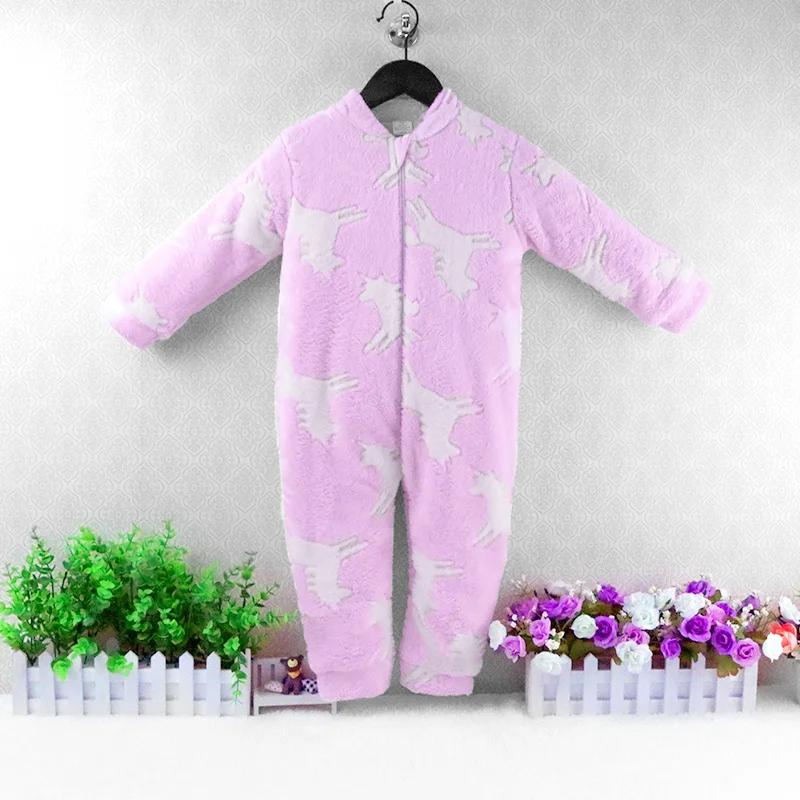 Утолщенные комбинезоны для девочек 2 лет фланелевая верхняя одежда + двухслойная
