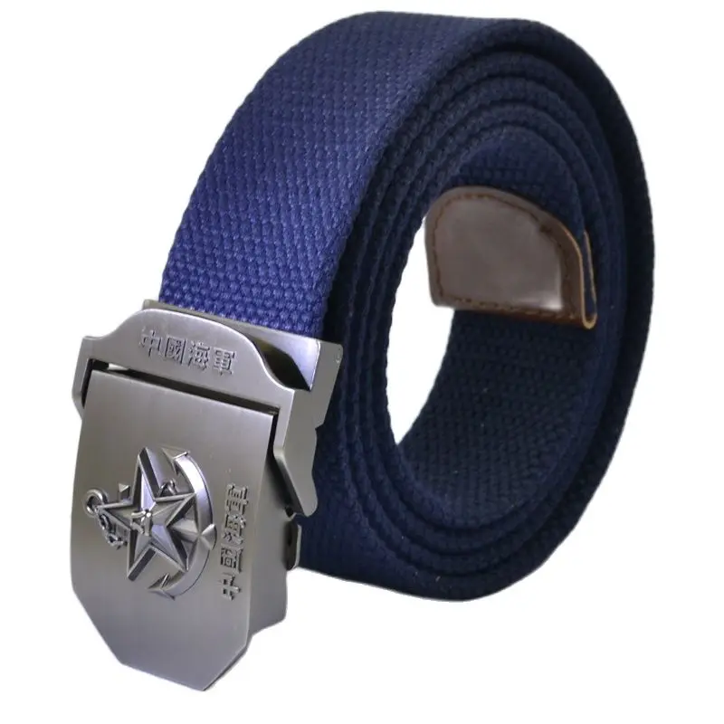 

Мужской холщовый ремень с пряжкой и логотипом Военно-Морского Флота, ширина 3,8 см, удобная спортивная экипировка для мужчин