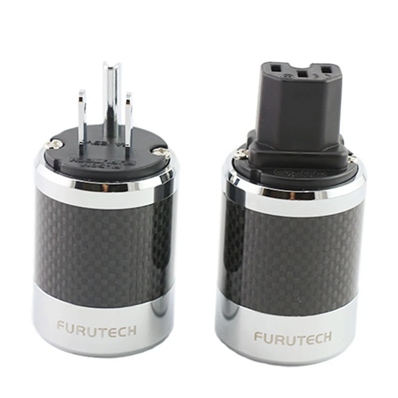 HiFi Schuko Plug Furutech FI-E50 NCF (R) FI-50 Power Connector Adapter Rhodium high end box 15A 125V | Электроника