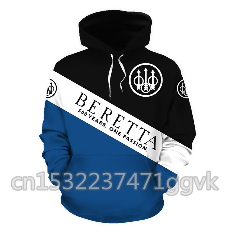 Мужская толстовка-бомбер Polaris осенняя уличная одежда с принтом логотипа Беретта