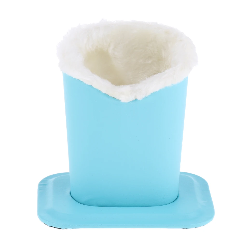 

Plush Lined Eyeglass Holder Stand Glasses Stand Case Protective Holder Organizer