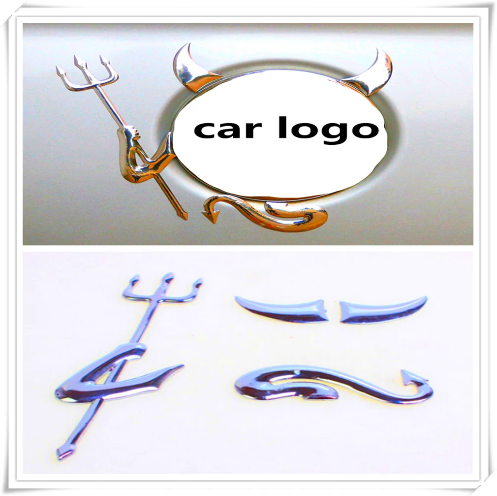 3D Дьявол автомобиля Стикеры демон автоэмблема наклейка для Защитные чехлы