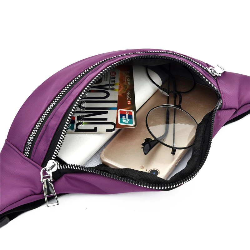 Women's Waist Bags Casual Crossbody Chest Bags Outdoor Gym Sports Pocket Portable Cycling Bag All-match Messenger Belt Bags