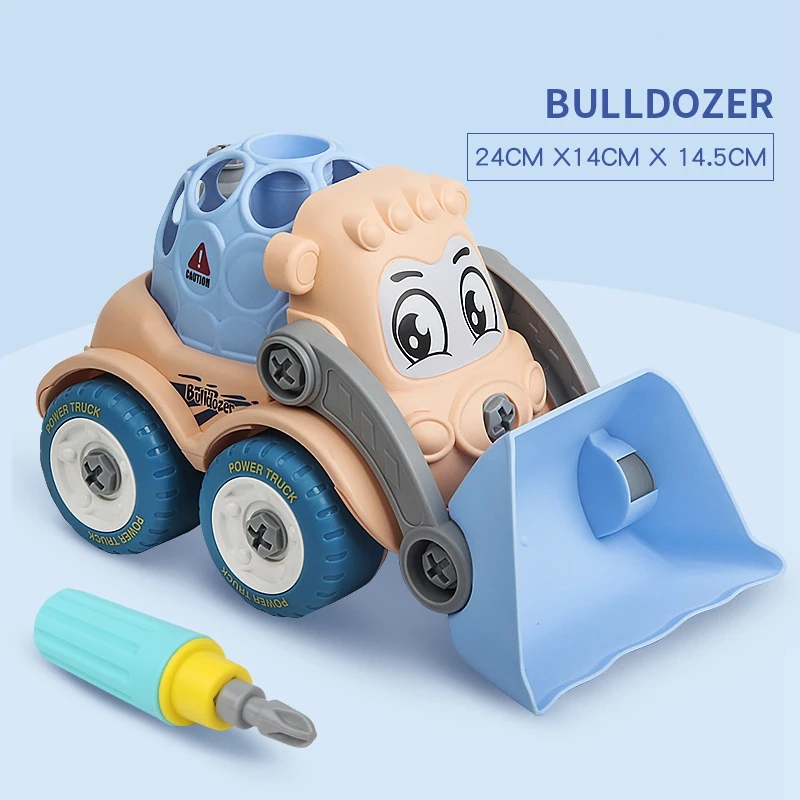 

Take Apart Toys Construction Truck Cartoon Vehicle Cars Stem Building Toy DIY Engineering Learning Educational Set