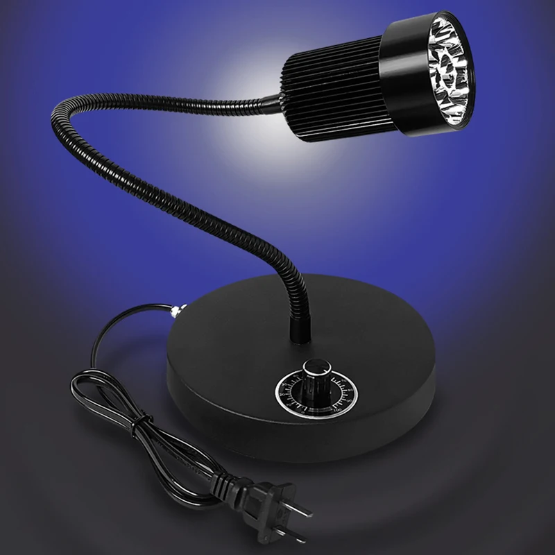 395nm UV LED Curing Lamp 365nm 405nm Adjustable Energy Repair Ultraviolet light Green oil Solder Screen glue PCB Bonding