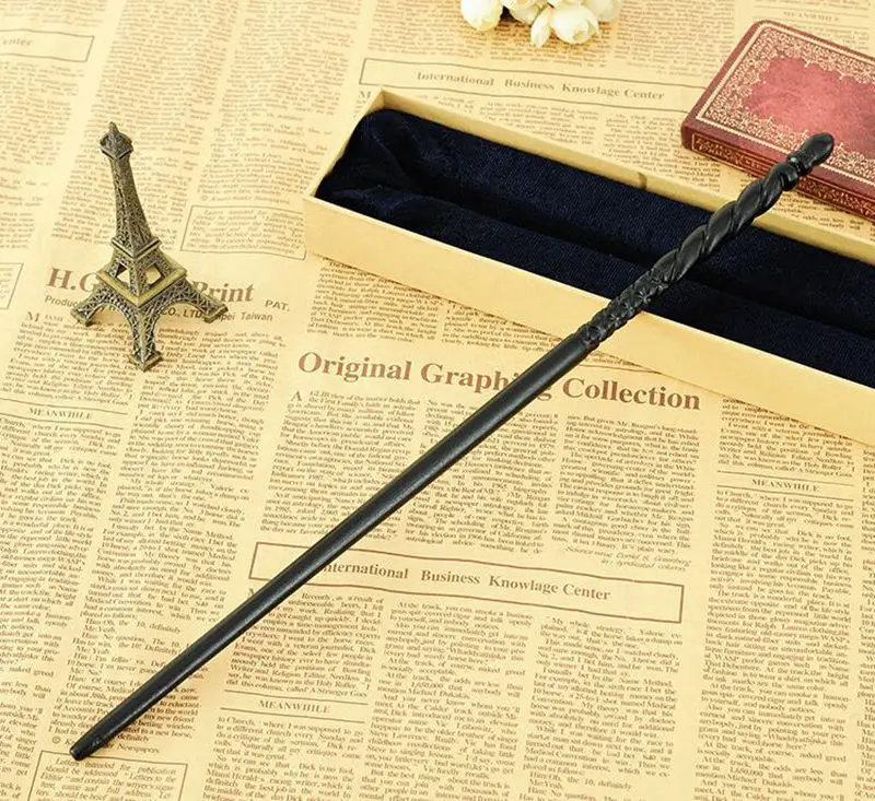 Оригинальная версия металлический сердечник Deluxe COS Colsplay Core Luna Voldemort Гермиона Волшебная волшебная палочка подарочная упаковка