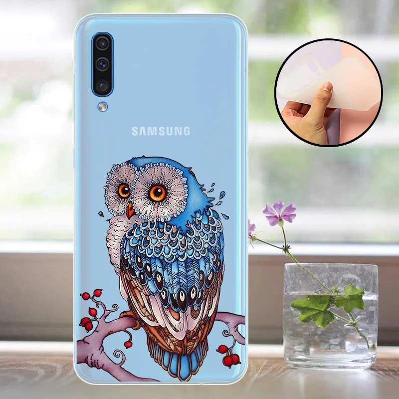 Чехол для samsung Galaxy A50, черный матовый чехол для samsung A50, силиконовый чехол ТПУ для телефона Galaxy A 50 A505F Capa - Цвет: MTY