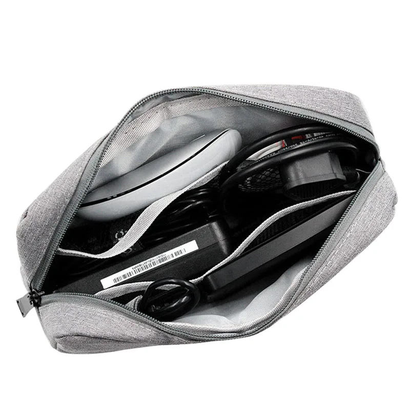 Дорожный органайзер для наушников сумка хранения кабеля цифровая на молнии