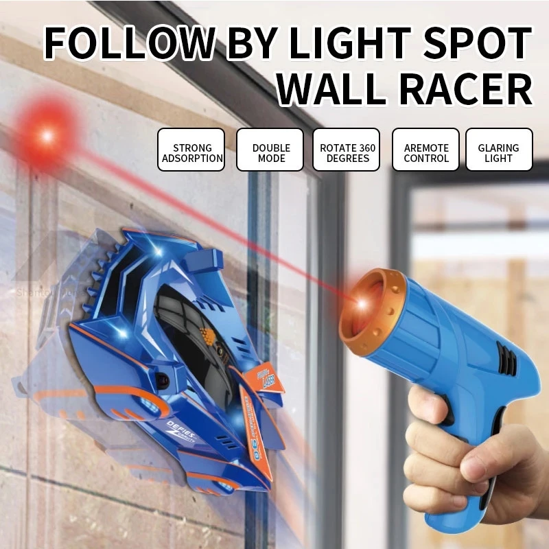 

Laser Guided Solid Wall Climbing Wall Climbing Remote Control Car Remote Control Car Racing Radical Model Christmas Gift
