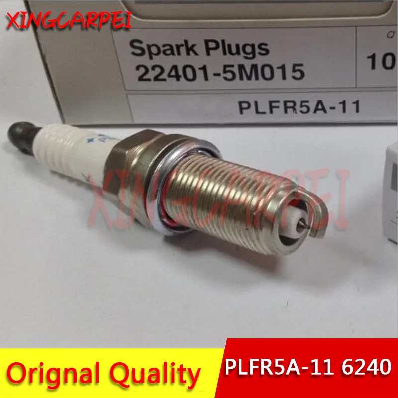 4 шт. 22401 5M015 PLFR5A 11 иридиевая Свеча зажигания для Nissan Infiniti FX35 FX45 Suzuki 224015M015 PLFR5A11 5M016