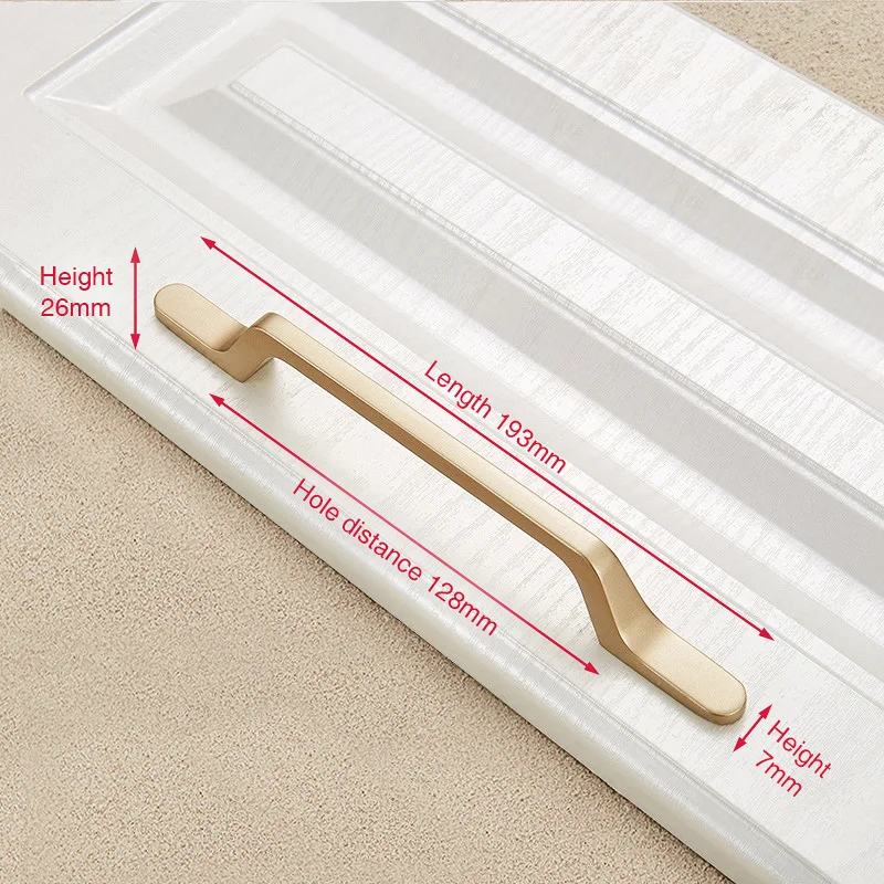 NAIERDI твердая цинковая сплав, золотая для ручек шкафа мебельные ручки для ящиков, декоративная фурнитура для домашнего декора