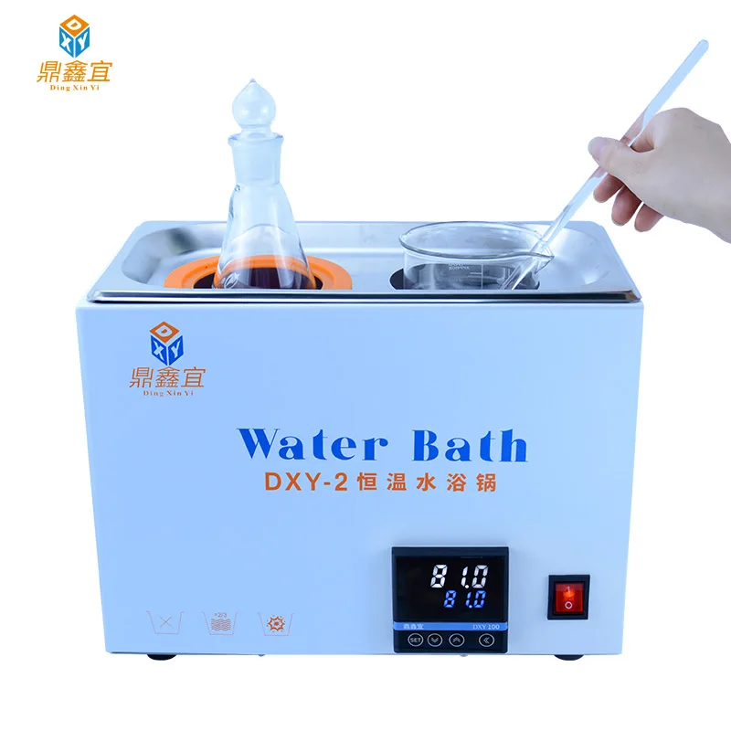 

DXY Digital Thermostat Water Bath Hot Bath Laboratory Heating Device Dry Burning Prevention with Time Fuction