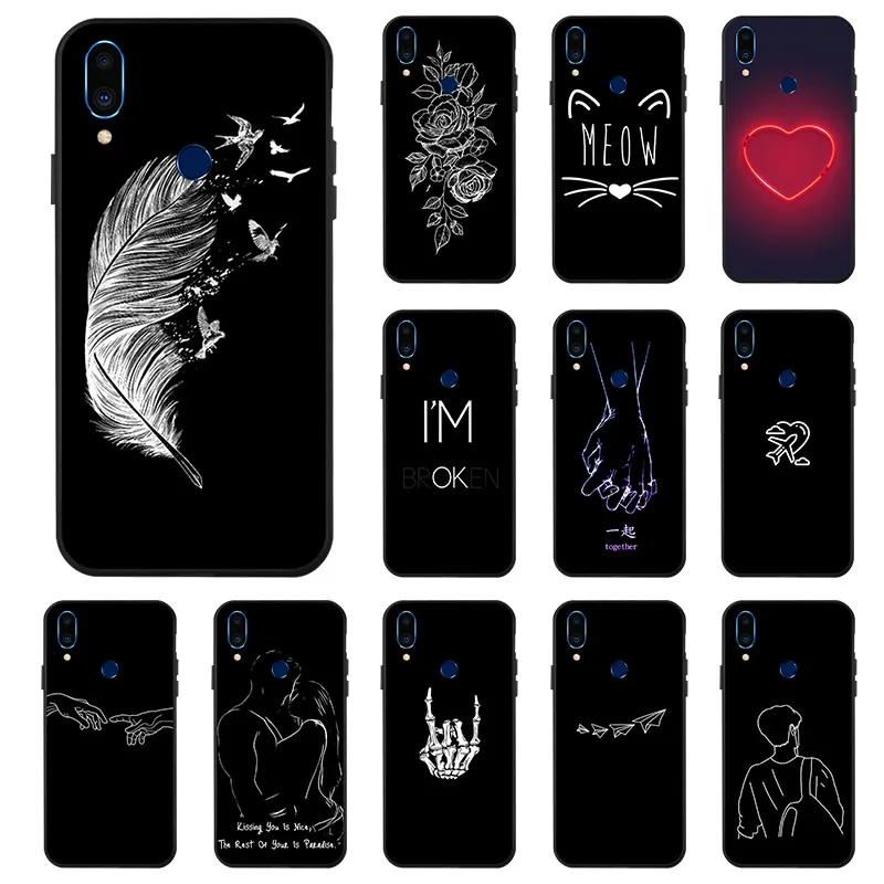 

Black Silicone Case For Meizu M6T Cases TPU Phone Cover For MEIZU Note 9 M6s Note9 Cases Covers Bumper Shell