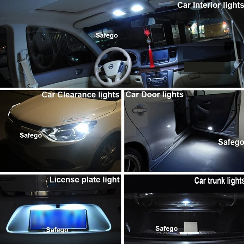 

Автомобильные аксессуары 12 В 5 Вт T10 W5W Koud Led Автомобильная Лампа для чтения с боковым клином, автомобильный светильник, излучающий диод, ламп...