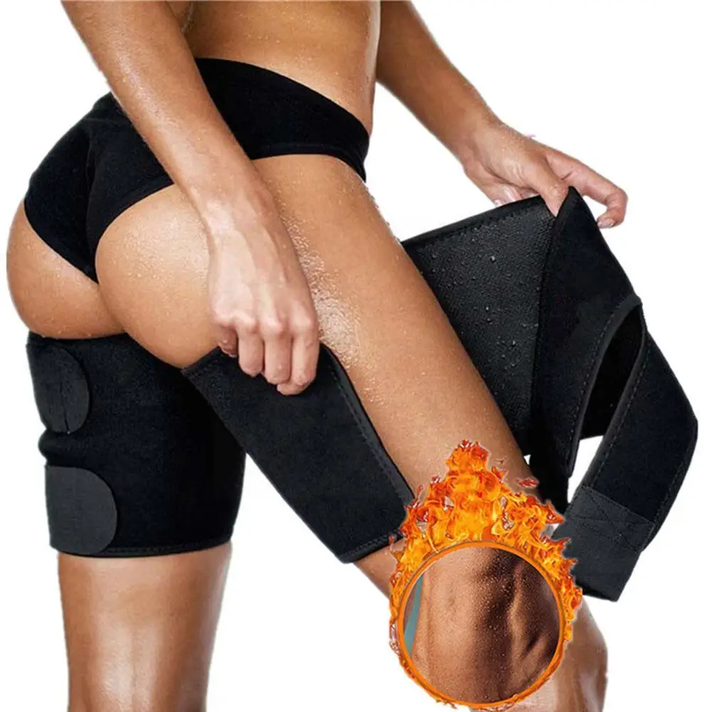 Уличный Пояс для ног триммер пота и бедра ремешок потери похудения подтягивающие