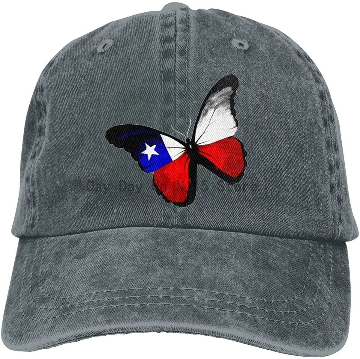 Винтажная регулируемая бейсболка с изображением Техасского флага бабочки