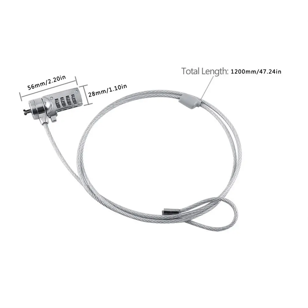 Новое поступление 4-значный замок безопасности с паролем для компьютера