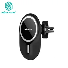 For iphone 12 Pro Max Car Charger Phone Holder NILLKIN 10W MagRoad Magnetic Mount For iphone 12 Pro With Wireless Charging Clip