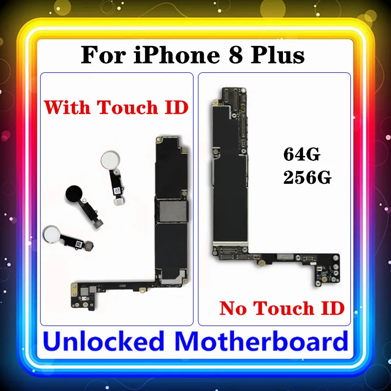 Материнская плата No / With Touch ID 8 P для Iphone Plus 5 дюйма оригинальная замена чистой