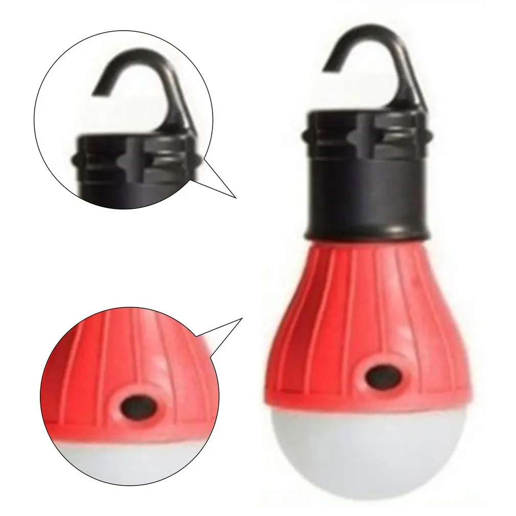 

Mini Portable Lantern Tent Light LED Bulb Emergency Lamp Waterproof Hanging Hook Flashlight For Camping 4 Colors Use