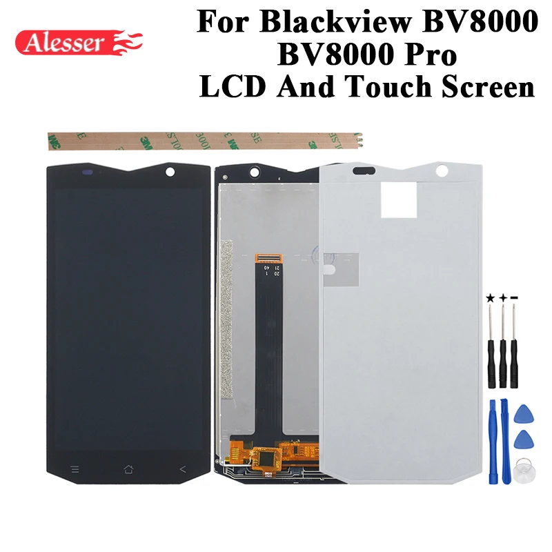 Alesser 1920x1080 IPS для Blackview BV8000 Pro ЖК-дисплей + сенсорный экран с рамкой 5 0 дюйма