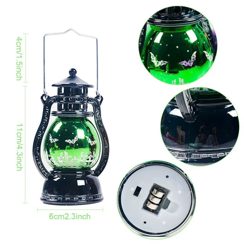 Маленькая масляная лампа Frigg в стиле ретро украшение для вечеринки на Хэллоуин