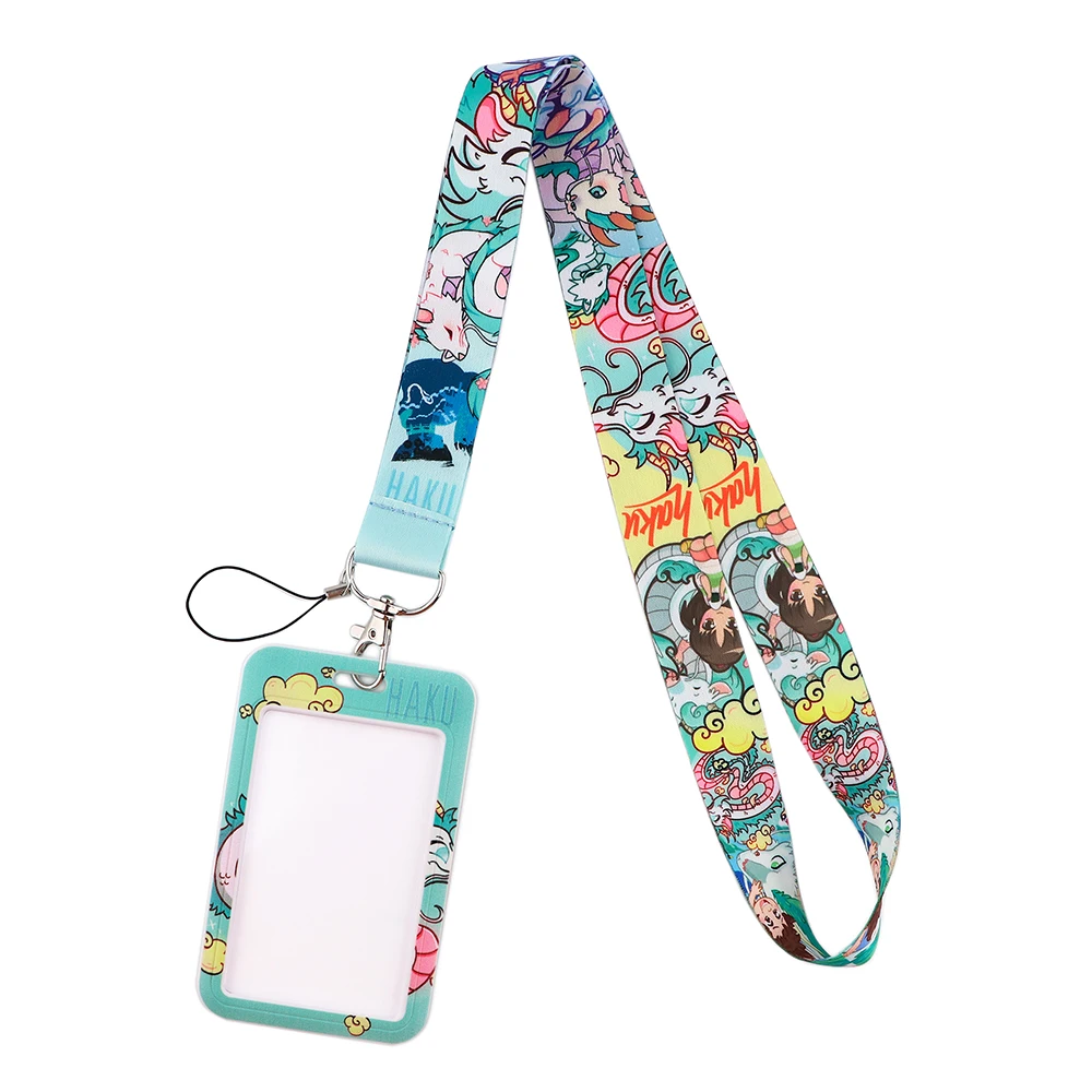 CB0181 Anime Card Cases Lanyard Key Cosplay Badge ID Cards Holders Neck Straps Keychains Student Office Accessories | Канцтовары для