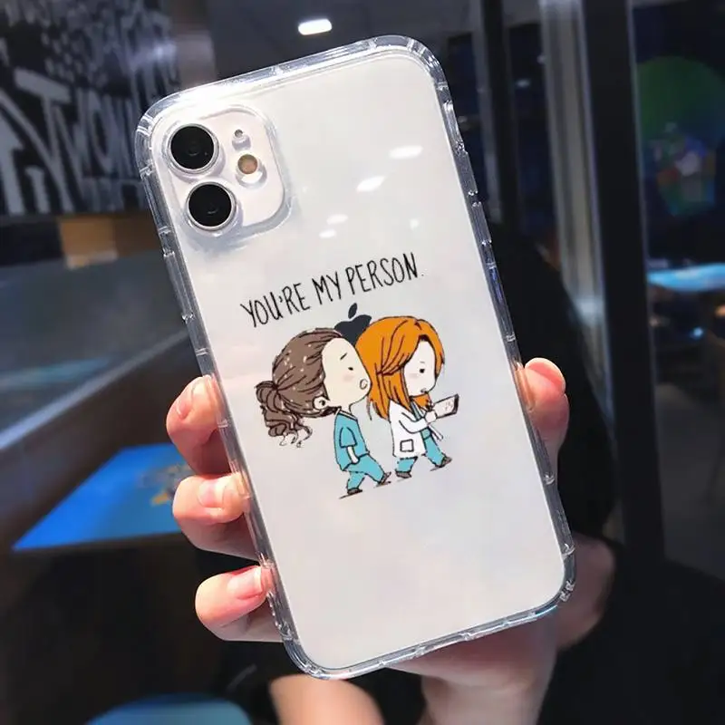 

Medicine Doctor Nurse Phone Case Transparent for Clear iPhone 11 12 mini pro 8 7 6 6S XS MAX Plus X 5S SE 2020 XR