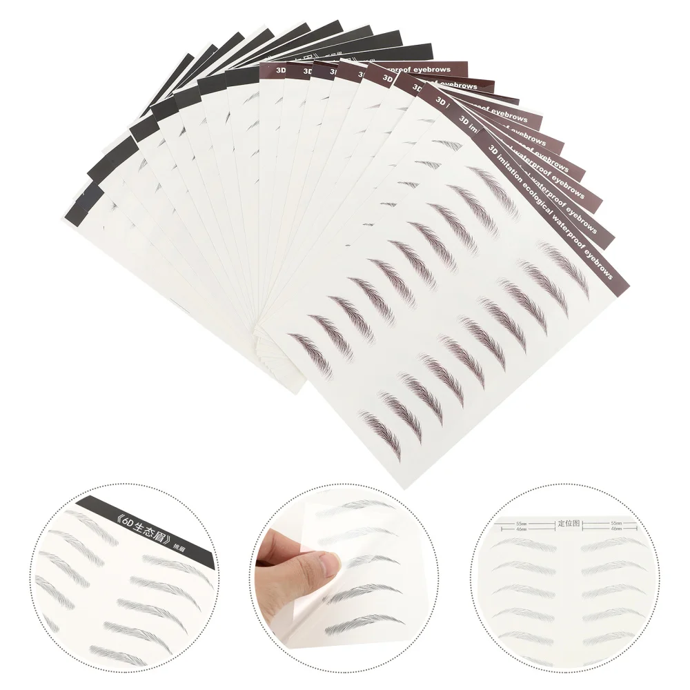 

18pcs Cosmetics Sticker Waterproof Paste