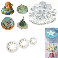 2020 33pc fondant cake sugar craft plunger cutter tools mold mould cookies decorating baking mold