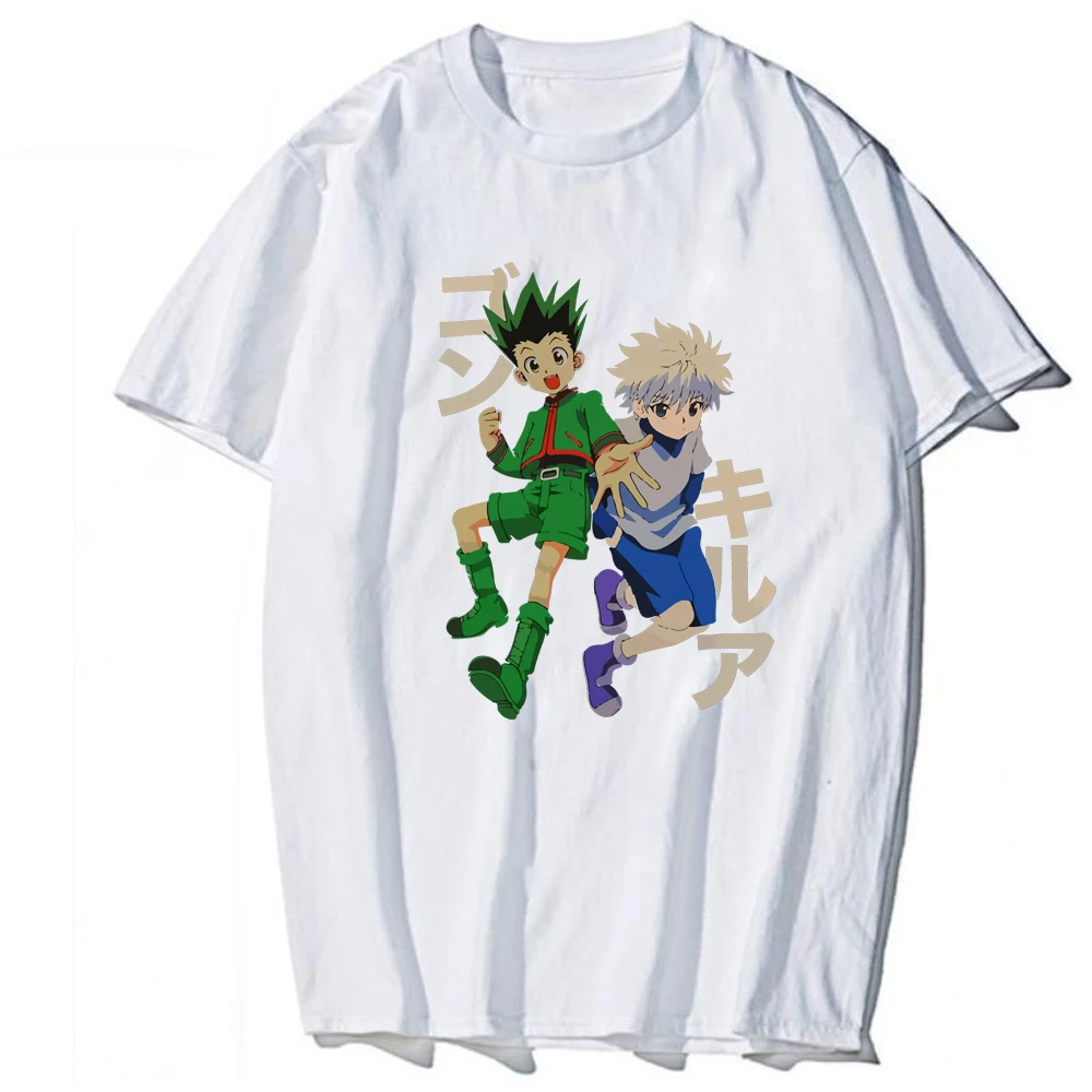 

Men T Shirt Hunter X Hunter T-Shirt Streetwear Summer Tops Tees Cotton Tshirt Oversized HipHop