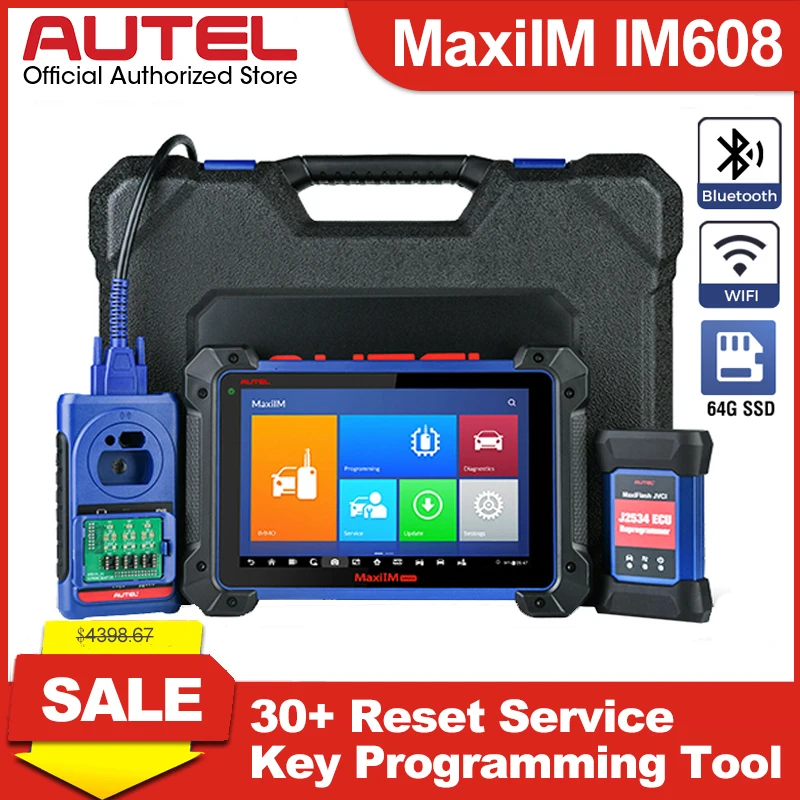 Автомобильный диагностический инструмент Autel MaxiIM 608 IM608 универсальный