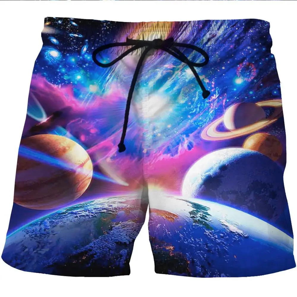 

Funny color Psychedelic 3d Print Men Women Summer Casual Pants Quick Dry Beach Board Shorts Vertigo Hypnotic Beach Shorts