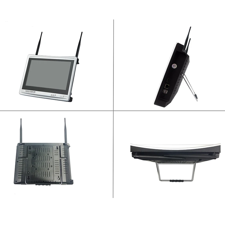 Plug &amp Play 4CH беспроводной 12 5 &quotЖК экран монитор Комплект P2P 960P 1.3MP видео