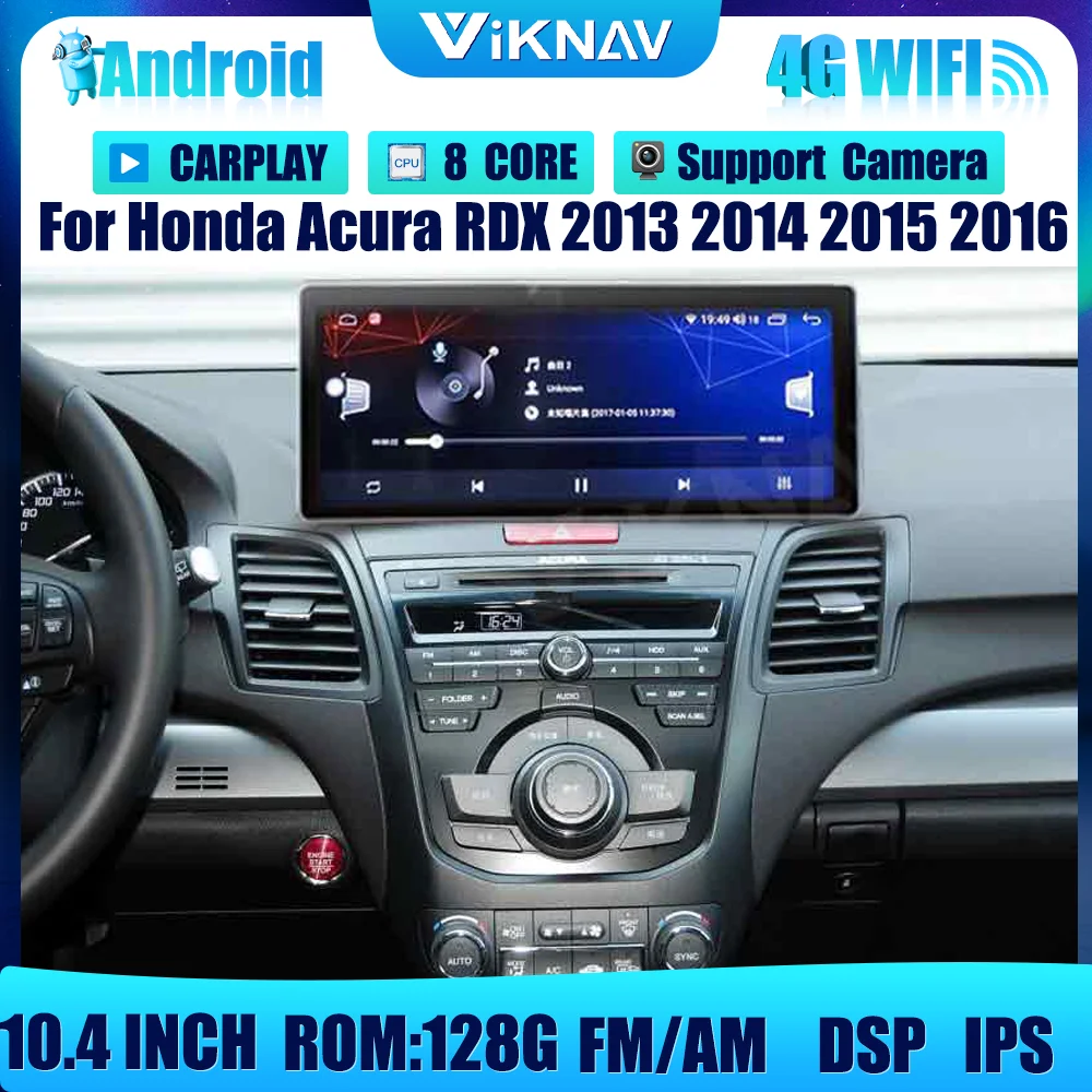 

Автомагнитола 2DIN, Android, GPS-навигация для Honda Acura RDX 2013 2014 2015 2016, автомобильный стереоприемник, сенсорный экран, мультимедийный плеер