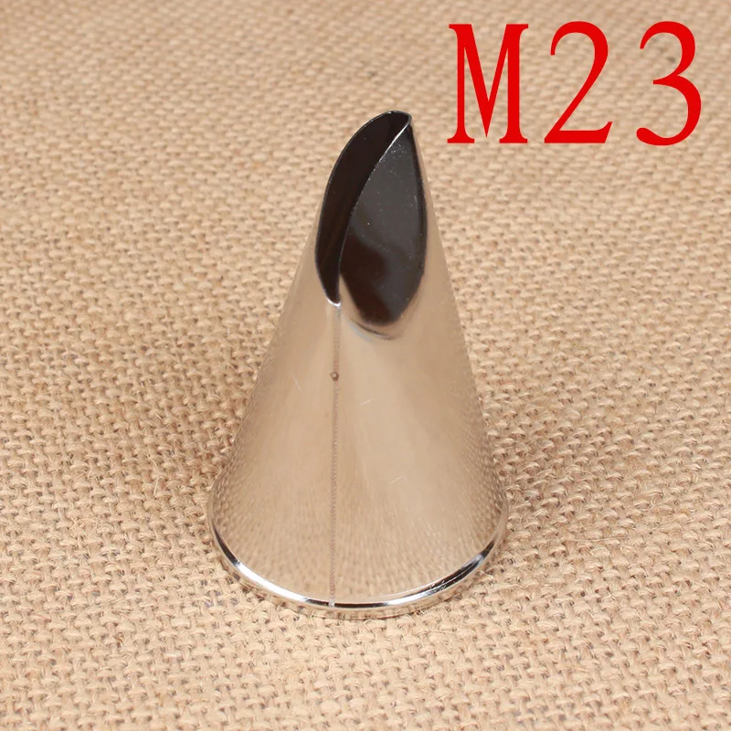 

M23 Affordable Rose Petals Decorating Mouth 304 Stainless Steel Electrolytic Baking DIY Tools Oversized