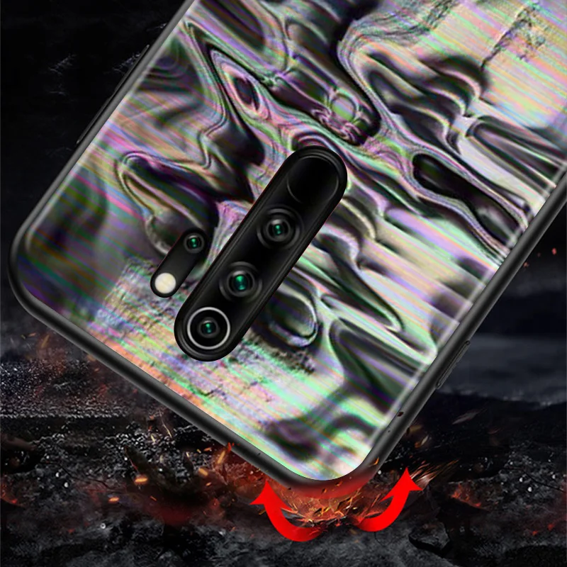 

Art David Statue Flower Black Cover For Xiaomi Redmi 10X 9I 9C 9A 9 GO K30 Ultra K20 8A 8 7A 7 S2 6 Pro 5G Phone Case