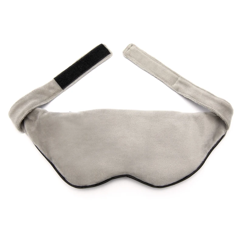 

Soft fabric eye mask gray shading eye mask decompression and relaxation built in glass beads can be cold compress hot compress