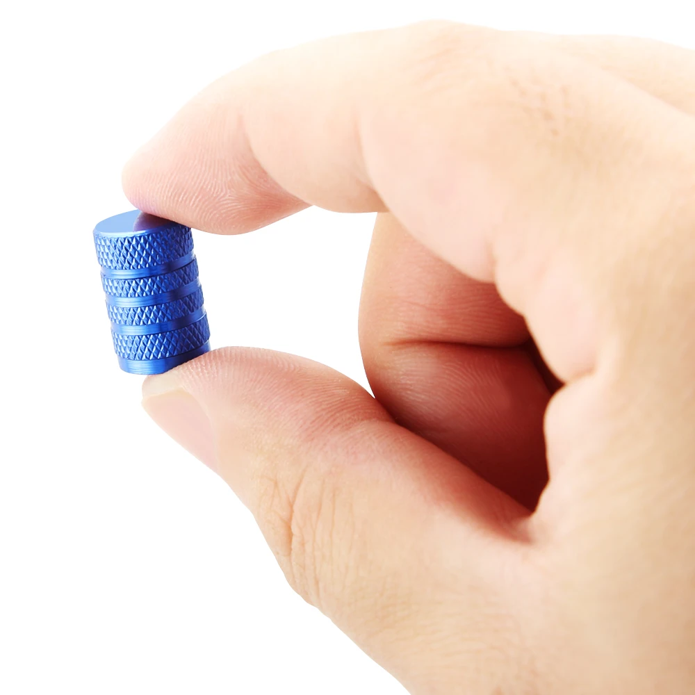 Колпачки клапанов автомобильных шин 4 шт. алюминиевые пневматические клапаны для