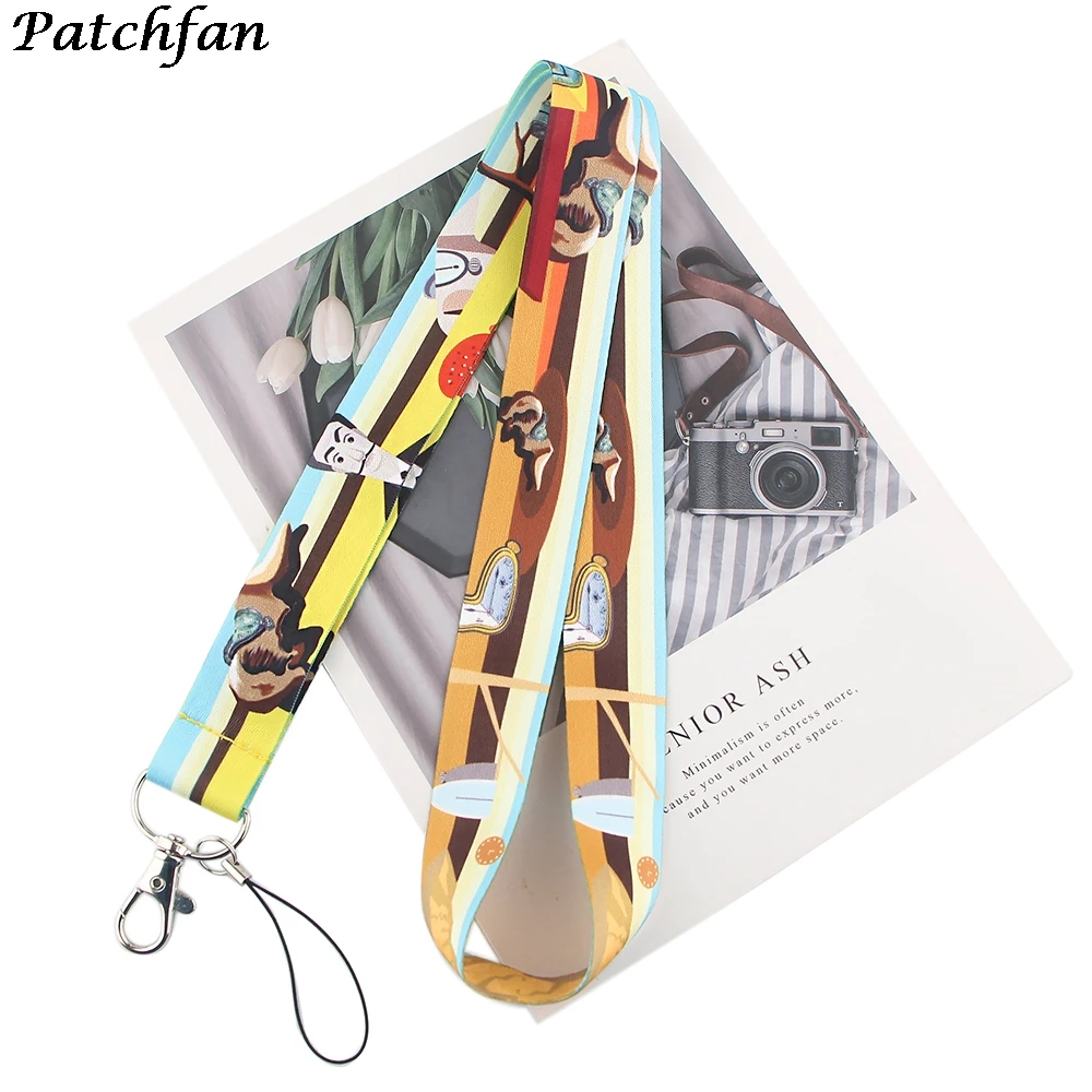 AD201 Patchfan искусство рисовать картину маслом ключ телефон USB значок для телефона с карманом шейные платки