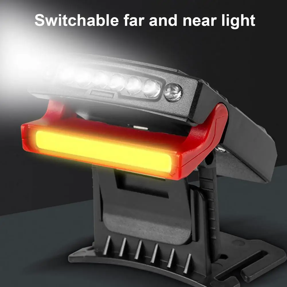 

Rechargeable Headlight Induction Clip Cap Lamp Super Bright LED Flashlight Waterproof Night Fishing Camping Light Power Display