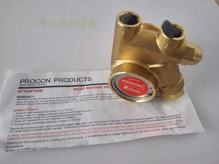 Для PROCON PUMP SERIES 1 латунная вращающаяся лопасть с предохранительным клапаном 125GPH